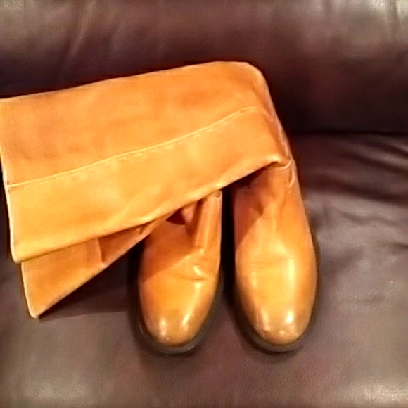 🎃🎃🎃WOMENS TRUE RELIGION BOOTS SIZE 8.5 LIGHT CAMEL COLOR - Picture 4 of 5